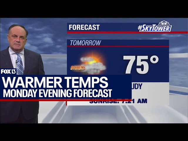 Paul's warmer forecast for Tampa Bay