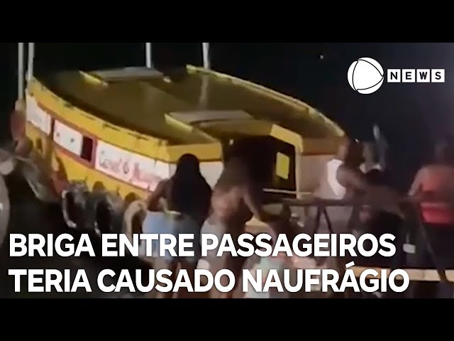 Briga entre passageiros pode ter provocado naufrágio em Salvador