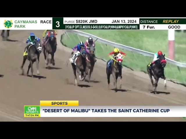 "Desert Of Malibu" Takes The Saint Catherine Cup | CVM Sports Jan 13, 2024 | CVMTV