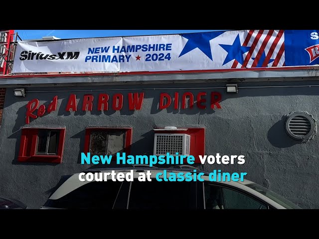 New Hampshire voters courted at classic diner