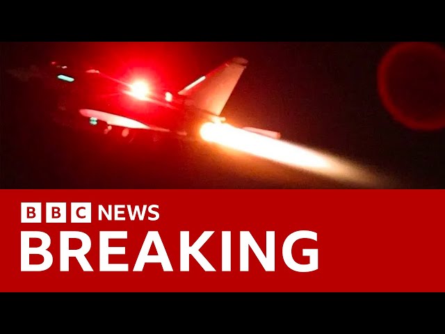 US and UK launch fresh strikes on Houthis, US officials say | BBC News