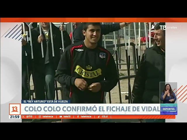 Colo Colo confirmó el fichaje de Vidal