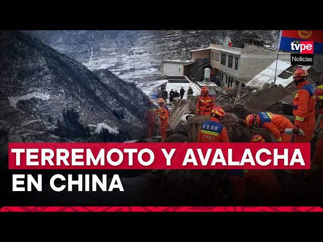 China: terremoto y avalancha se reportaron en el país asiático