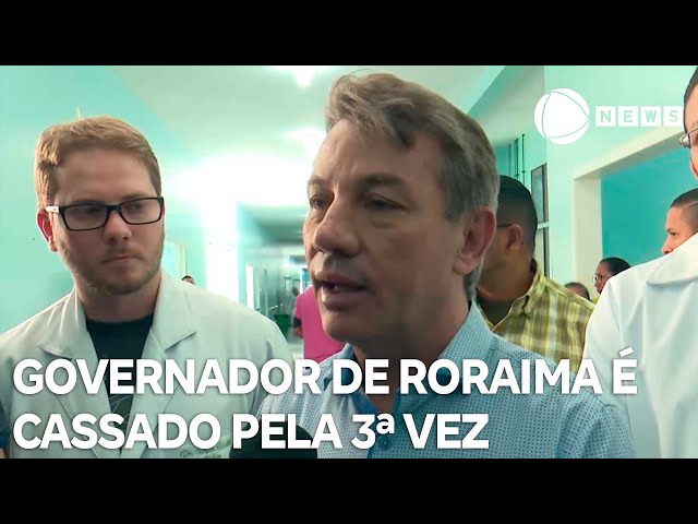 Governador de Roraima, Antonio Denarium tem mandato cassado pela 3ª vez