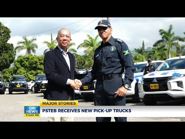 PSTEB Receives New Pick-Up Trucks | News | CVM TV