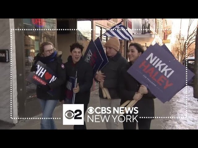 Mamaroneck High School students working to get the vote out for Nikki Haley in New Hampshire