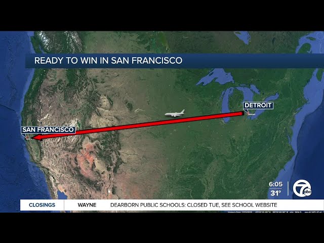 Lions fans heading to San Francisco