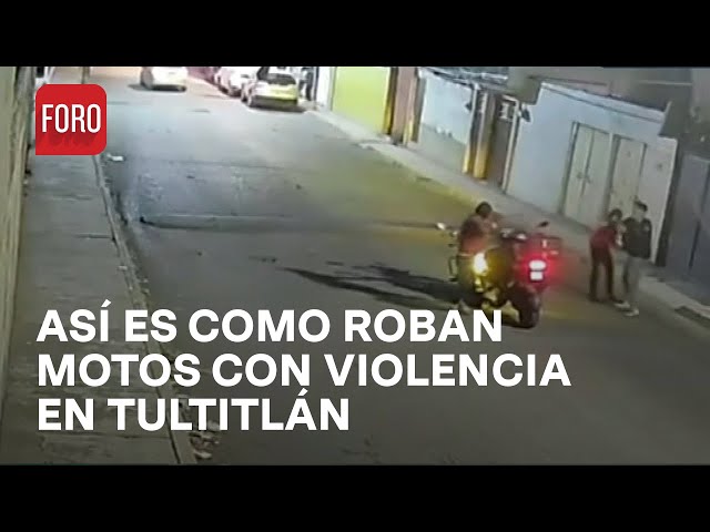 Amagan y disparan al aire para robar moto a joven en Tultitlán - Las Noticias