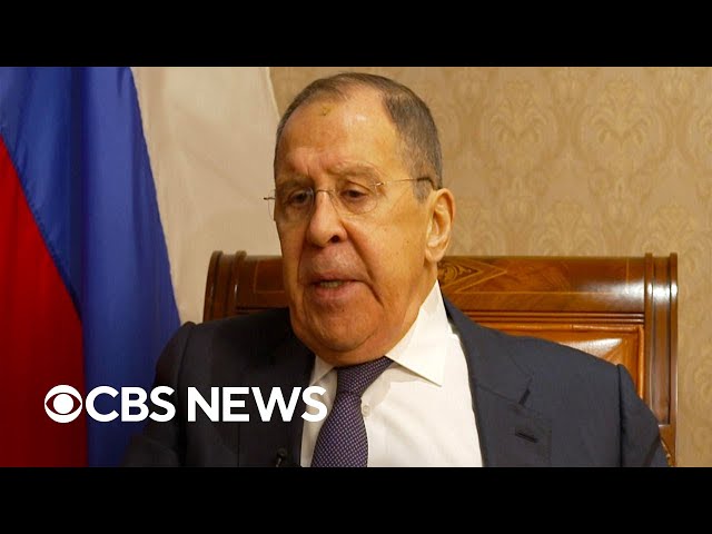 Russia's foreign minister says no excuse for barbarity of October 7