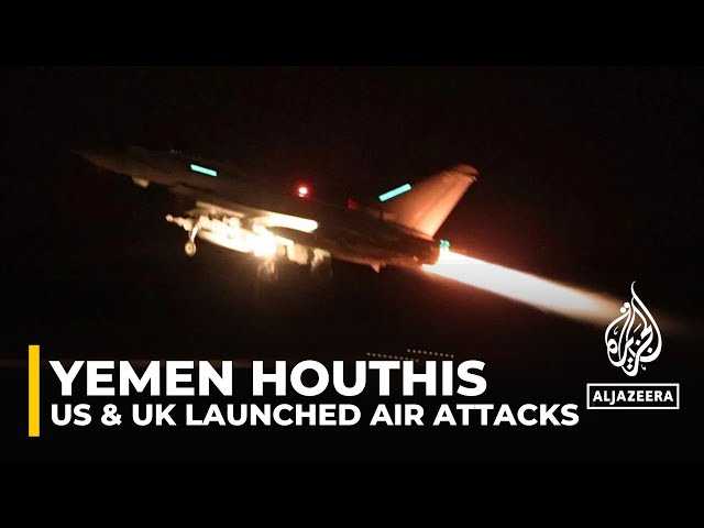 US and UK have launched new air attacks on Houthi rebels in Yemen, hitting the capital Sanaa