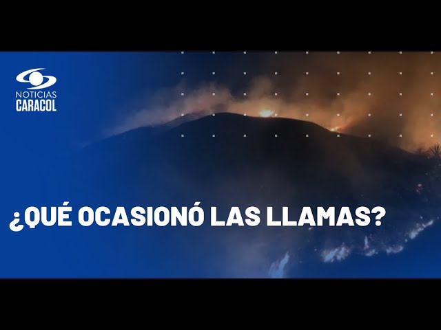 Incendio forestal en Cristo Rey consume gran parte del cerro