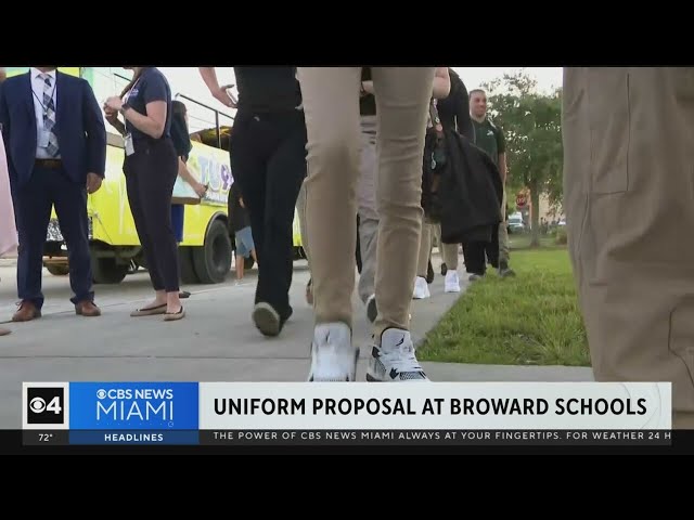 Broward School Board to vote on uniforms for students