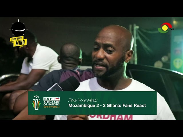 Ghana 2:2 Mozambique: Angry Ghanaian fans react || AFCON23