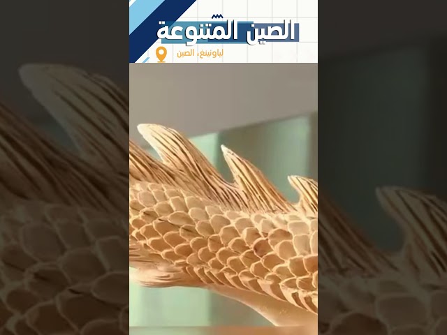 ⁣حرفي استخدم جذور الأشجار لنحت تنين #shorts