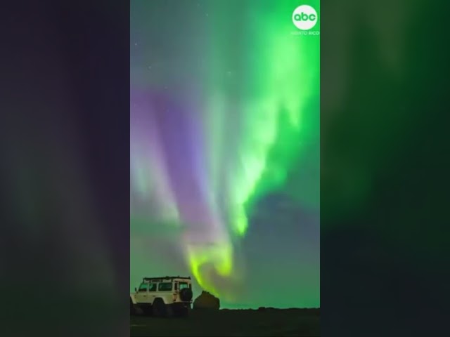 ¡Aurora boreal hermoso!