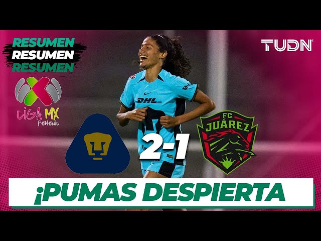 Resumen y goles | Pumas 2-1 Juárez | Liga Mx Femenil - CL2024 J4 | TUDN