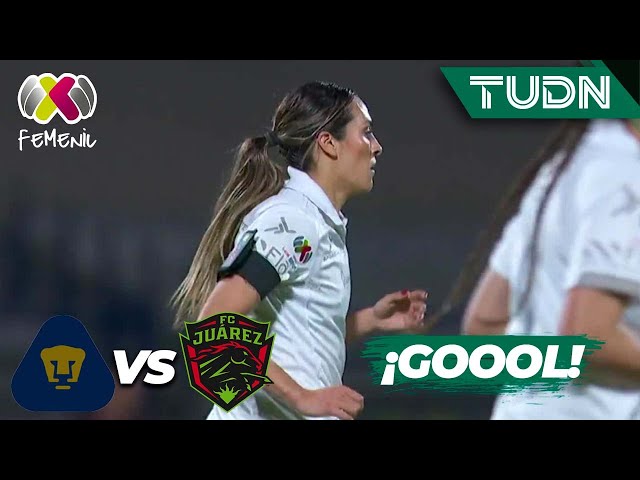 Gol de Bravas! Casarez pone el de la honra | Pumas 2-1 Juárez | Liga Mx Femenil - CL2024 J4 | TUDN