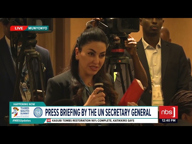 Press Briefing By The UN Secretary General | NBS Happening Now