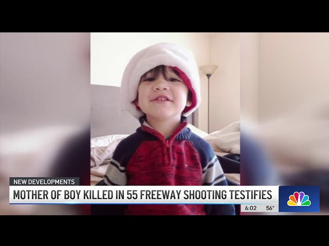 Mother of boy killed in 55 Freeway shooting testifies