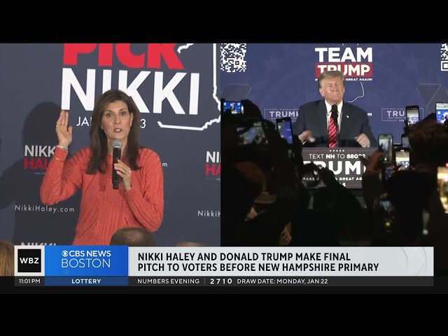 Nikki Haley, Donald Trump make final pitch to New Hampshire voters