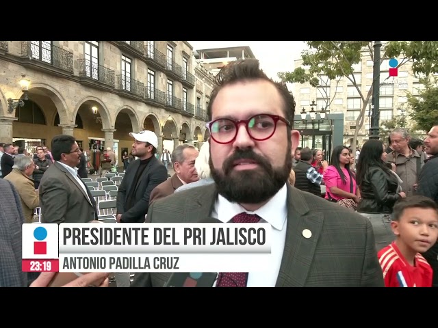 Homenaje a Jorge Aristóteles Sandoval por su natalicio 50 | Imagen Noticias GDL con Rey Suárez