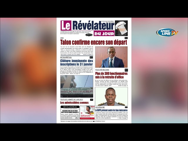 LA REVUE DES TITRES - 23 JAN 2024 - Romaric Dossa