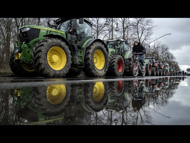 ⁣Deutschland, Frankreich, Rumänien - Bauern machen Druck auf Politik