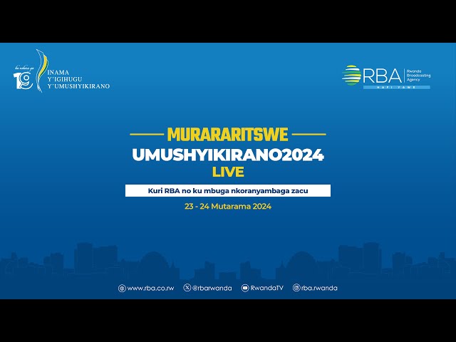 LIVE: Inama y'Igihugu y'Umushyikirano | Tariki 23-24 Mutarama 2024