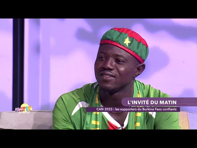 Matin bonheur du 23 janvier 2024| Angeval Thierry reçoit les supporters Burkinabés.