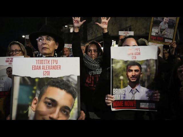 Aumentan las protestas en favor de los rehenes de Hamás y la presión sobre Netanyahu