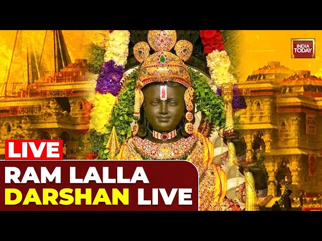 Ram Mandir Darshan LIVE: Ram Lalla's Idol Unveiled | Close Up Look Of Ram Lalla In Ayodhya LIVE