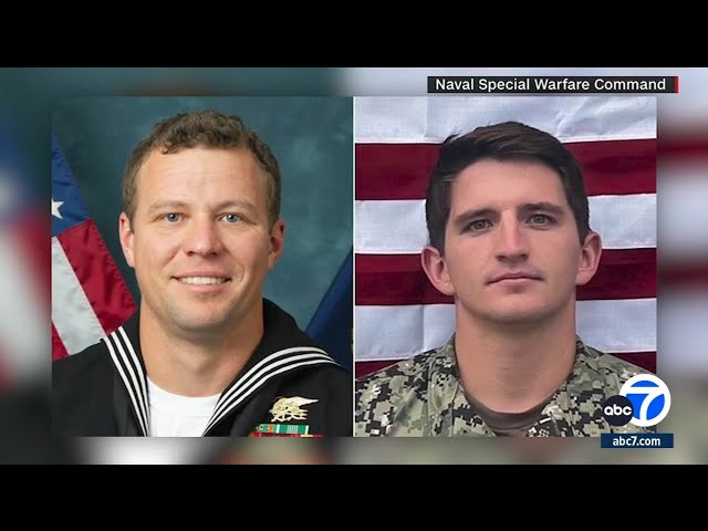 US identifies 2 Navy SEALs who went missing off coast of Somalia