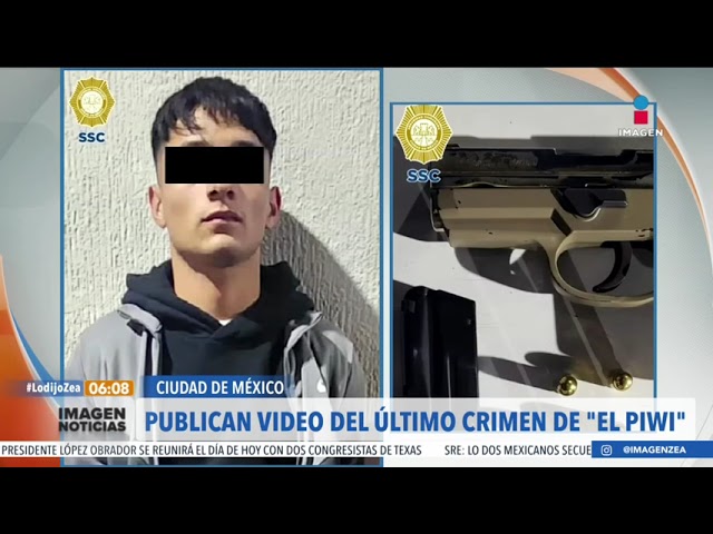 Publican video del último crimen de "El Piwi", sicario de La Unión Tepito