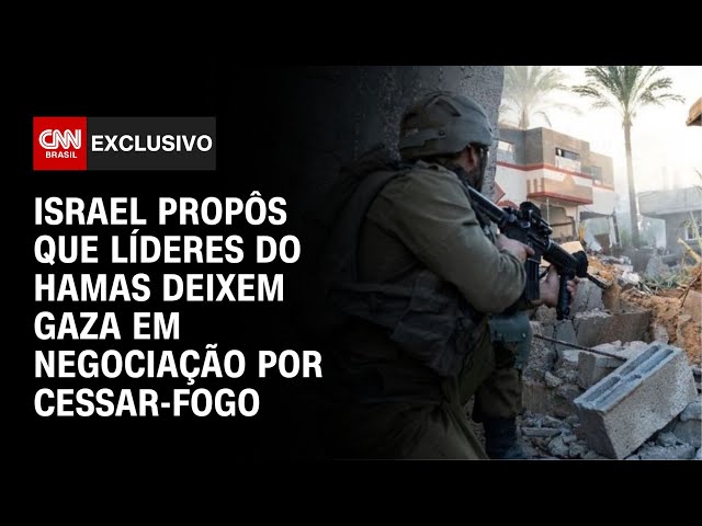 Israel propôs que líderes do Hamas deixem Gaza em negociação por cessar-fogo | CNN NOVO DIA