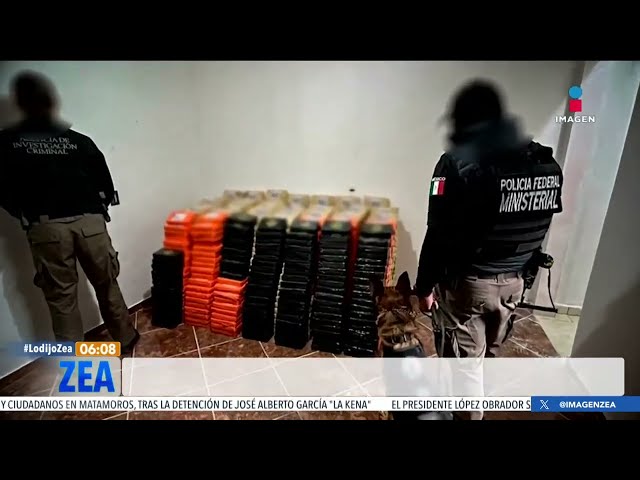 Aseguran tonelada y media de presunta cocaína en Hidalgo | Noticias con Francisco Zea