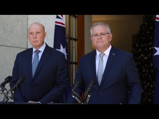 'Tremendous leadership': Scott Morrison commends Peter Dutton