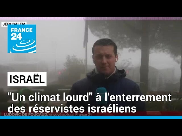 Jérusalem : l'enterrement des réservistes israéliens tués à Gaza • FRANCE 24