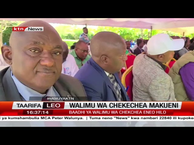 Afueni kwa walimu wa chekechea Makueni