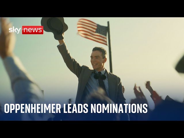 The Oscars: Oppenheimer leads the field with 13 nominations