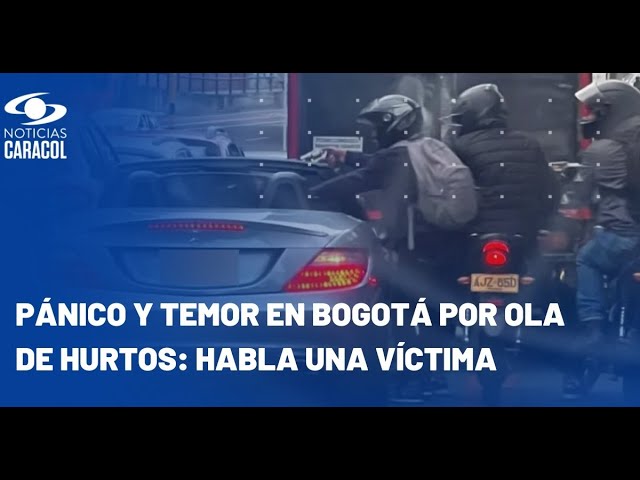 Habla el dueño del vehículo convertible, víctima de hurto en Bogotá