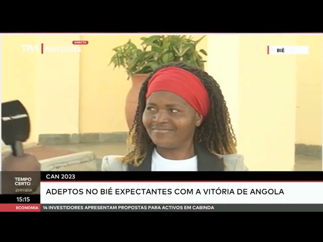 CAN 2023 - Adeptos no Bié expectantes com a vitória de Angola