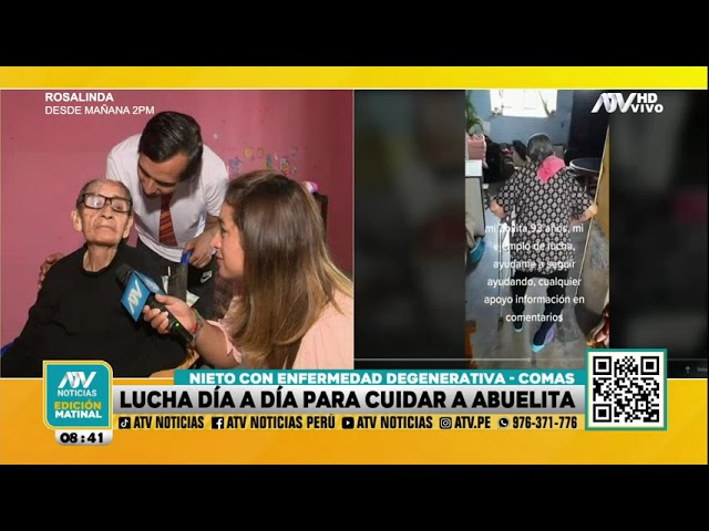 Sujeto con discapacidad es el único encargado de cuidar a su abuela y pide ayuda urgente