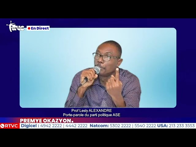 Reyaksyon Pwofesè Lesly ALEXANDRE Pòtpawòl pati politik ASE sou arestasyon Cholzer Chancy.