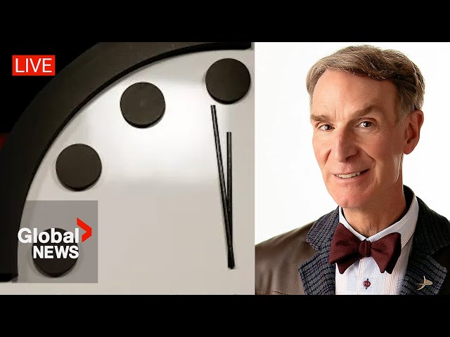 The End is Nye? Doomsday clock 90 seconds to midnight - Bill Nye, scientists speak | FULL