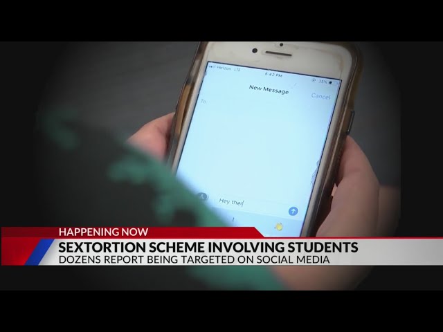 Police warn of ‘sextortion’ scheme targeting students on social media