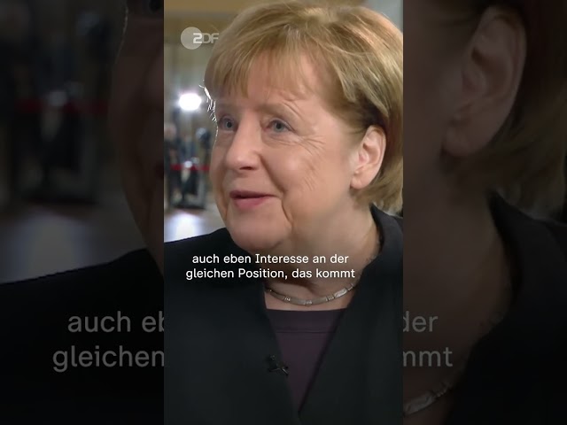 Angela Merkel über Wolfgang Schäuble | #shorts #interview #merkel