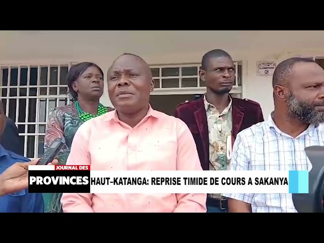 Haut KATANGA : Reprise timide de cours à SAKANYA