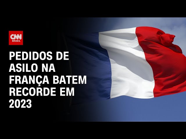 Pedidos de asilo na França batem recorde em 2023 | LIVE CNN