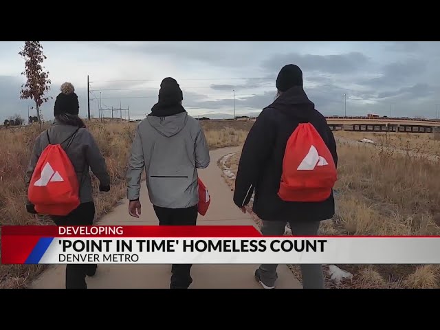 Annual 24-hour survey of homelessness conducted in Denver metro