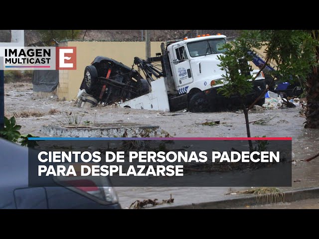 Tormenta en Tijuana deja muertos, autos varados e inundaciones